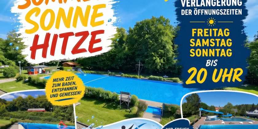 Bäderdreieck Südharz: jetzt länger baden bis 20 Uhr